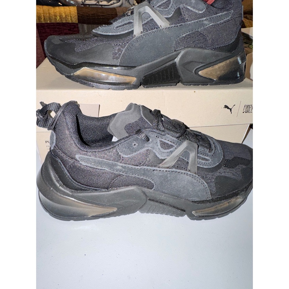Puma x First Mile LQDCELL Optic Black Sneakers Womens 7.5 193808-01